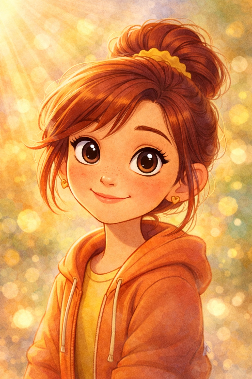 Disney style render of the same character